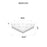 CWI Lighting Luminous 12 Light Flush Mount, Chrome
