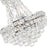 CWI Lighting Luminous 4 Light Mini Chandelier, Chrome