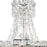 CWI Lighting Luminous 4 Light Mini Chandelier, Chrome