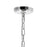 CWI Lighting Luminous 4 Light Mini Chandelier, Chrome