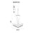 CWI Lighting Luminous 14 Light Down Chandelier, Chrome