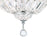 CWI Lighting Stefania 2 Light 10" Bowl Flush Mount, Chrome