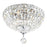 CWI Lighting Stefania 3 Light Bowl Flush Mount, Chrome