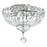 CWI Lighting Stefania 3 Light Bowl Flush Mount, Chrome
