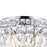 CWI Lighting Stefania 4 Light Bowl Flush Mount, Chrome