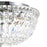 CWI Lighting Stefania 5 Light Bowl Flush Mount, Chrome