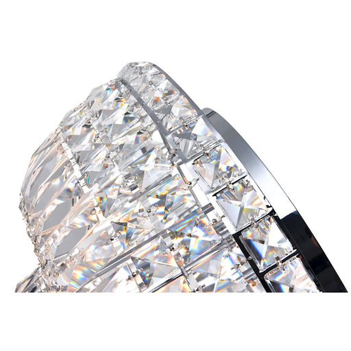 CWI Lighting Stefania 8 Light Bowl Flush Mount, Chrome