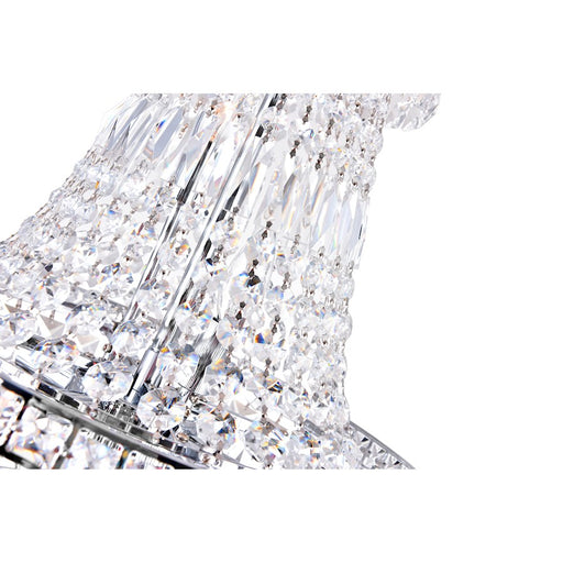 CWI Lighting Stefania 8 Light Down Chandelier, Chrome