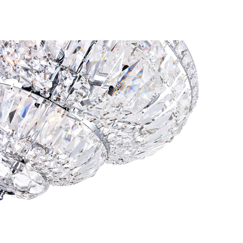 CWI Lighting Stefania 8 Light Down Chandelier, Chrome
