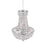 CWI Lighting Stefania 13 Light Down Chandelier, Chrome