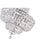 CWI Lighting Stefania 13 Light Down Chandelier, Chrome