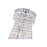 CWI Lighting Stefania 13 Light Down Chandelier, Chrome