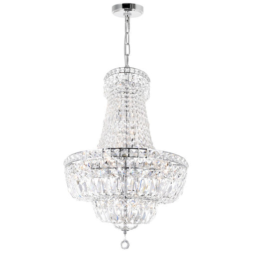 CWI Lighting Stefania 20 Light Down Chandelier, Chrome - 8003P30C