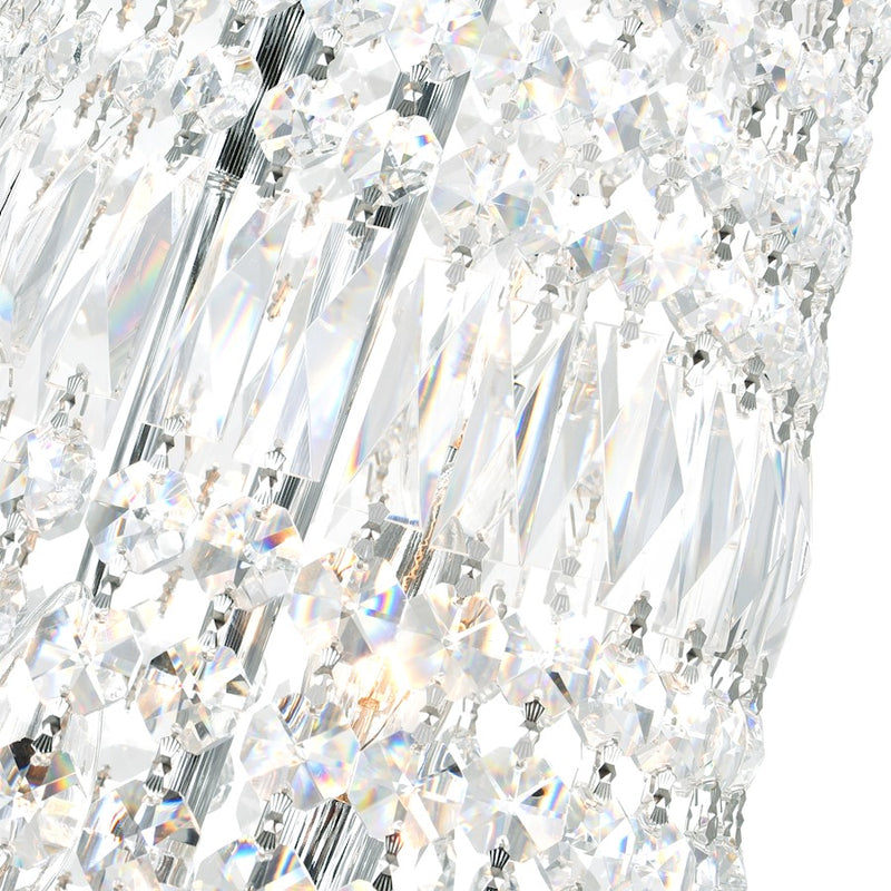 CWI Lighting Stefania 20 Light Down Chandelier, Chrome