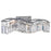 CWI Lighting Glamorous 25" 3 Light Vanity Light, Chrome