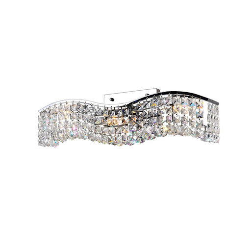 CWI Lighting Glamorous 3 Light Vanity Light, Chrome