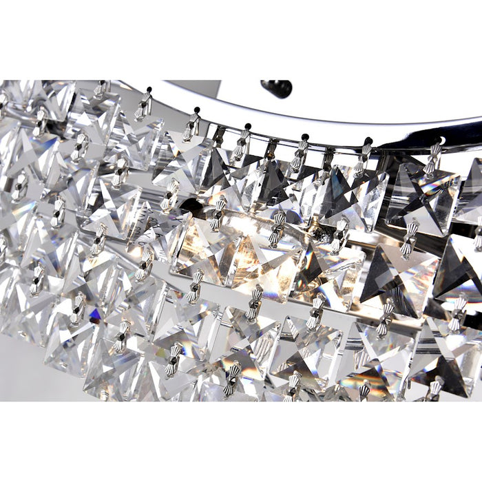 CWI Lighting Glamorous 3 Light Vanity Light, Chrome