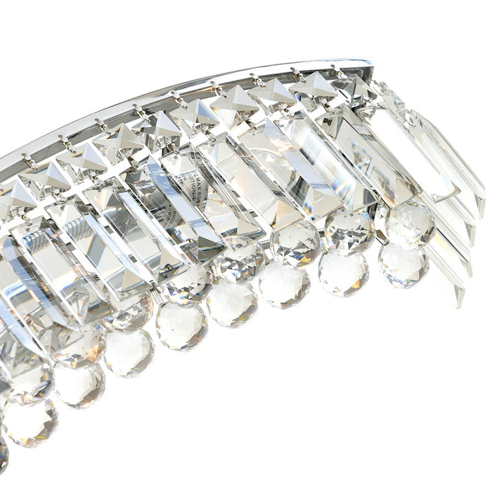 CWI Lighting Glamorous 30" 5 Light Vanity Light, Chrome