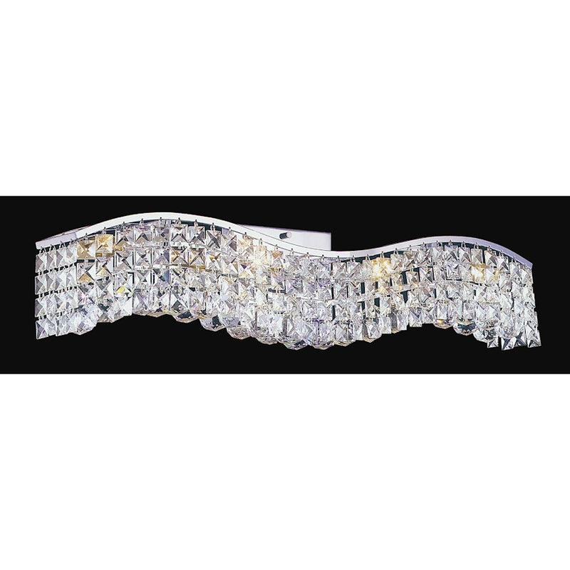CWI Lighting Glamorous 30C-B 5 Light Vanity Light, Chrome