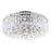 CWI Lighting Colosseum 4 Light 14" Flush Mount, Chrome