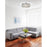 CWI Lighting Colosseum 4 Light 14" Flush Mount, Chrome