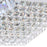 CWI Lighting Colosseum 5 Light 16" Flush Mount, Chrome CS