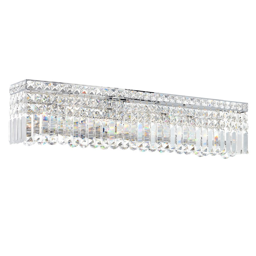 CWI Lighting Colosseum 7 Light Vanity Light, Chrome - 8005W30C-RC