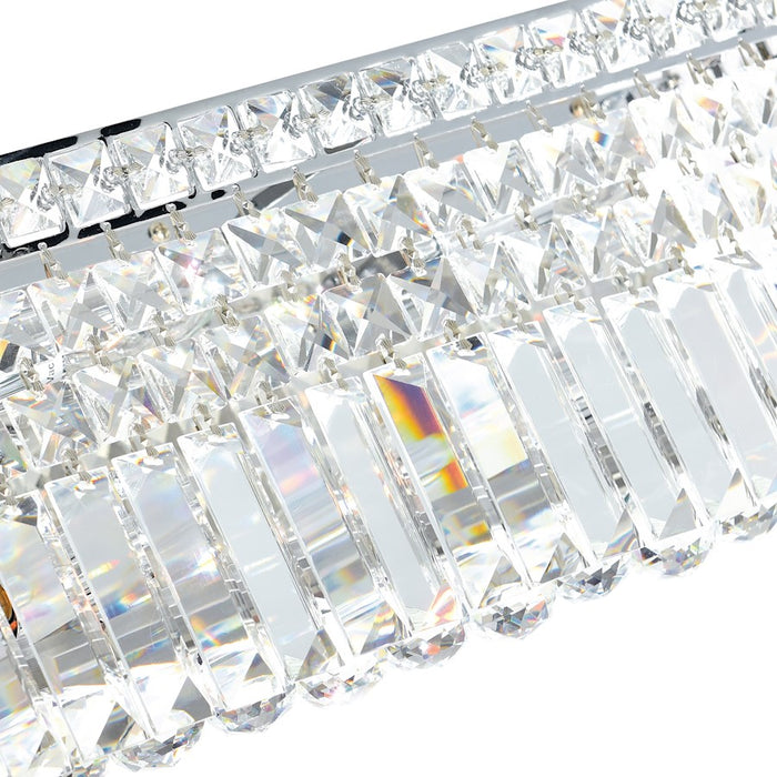 CWI Lighting Colosseum 7 Light Vanity Light, Chrome
