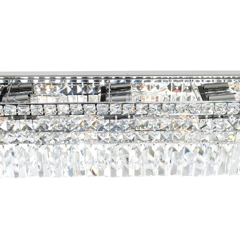 CWI Lighting Colosseum 7 Light Vanity Light, Chrome
