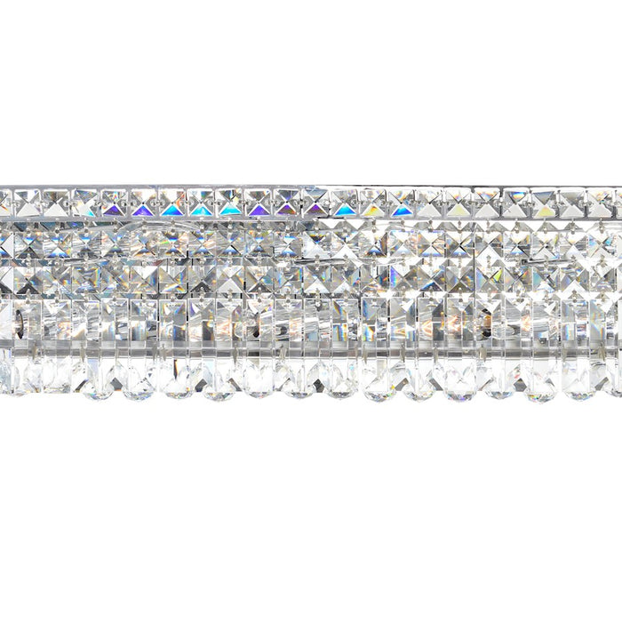 CWI Lighting Colosseum 7 Light Vanity Light, Chrome