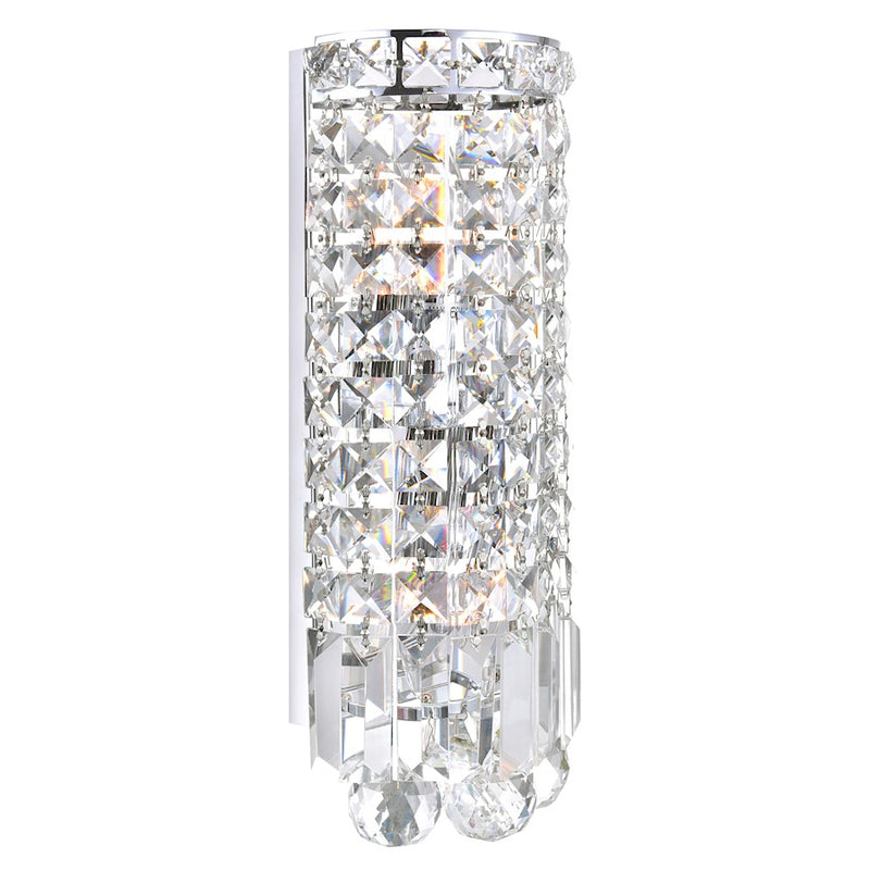 CWI Lighting Colosseum 2 Light 5" Bath Sconce, Chrome