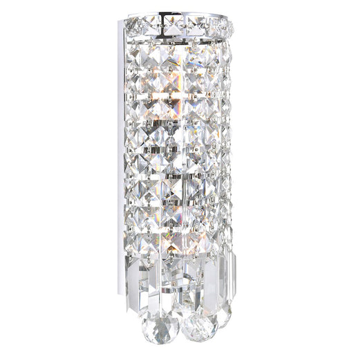 CWI Lighting Colosseum 2 Light 5" Bath Sconce, Chrome