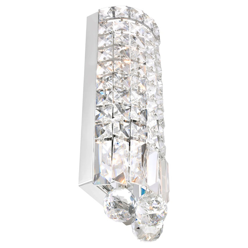 CWI Lighting Colosseum 2 Light 5" Bath Sconce, Chrome