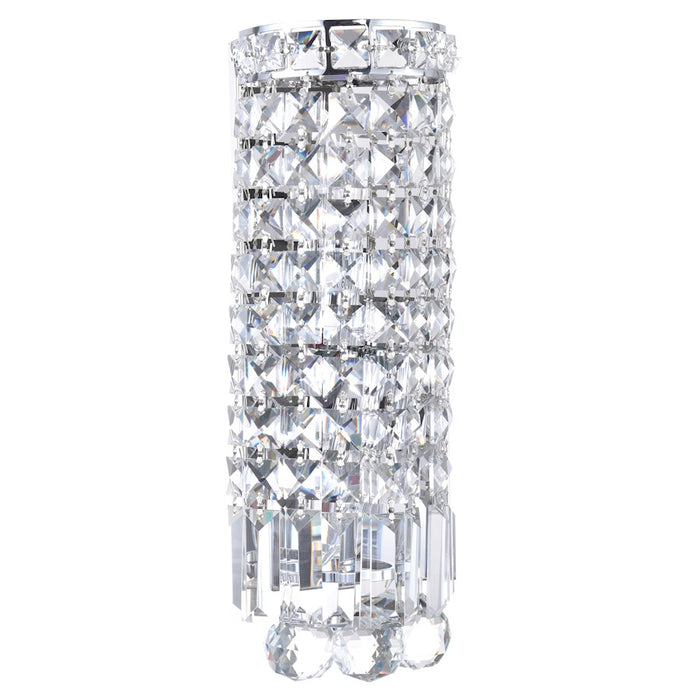 CWI Lighting Colosseum 2 Light 5" Bath Sconce, Chrome