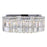 CWI Lighting Colosseum 10 Light Flush Mount, Chrome