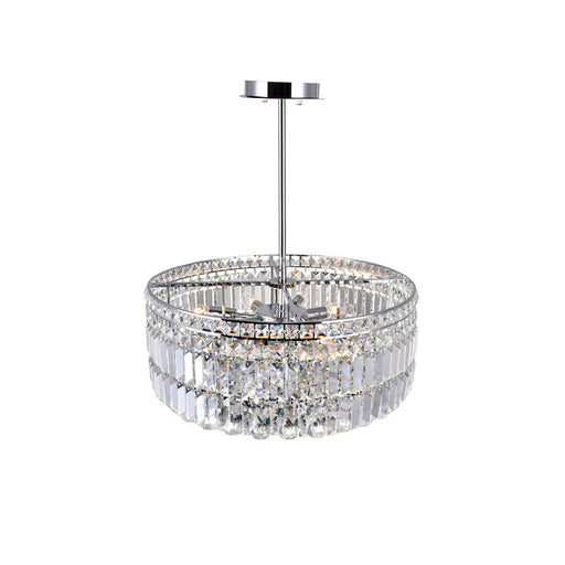 CWI Lighting Colosseum 8 Light 20" Down Chandelier, Chrome