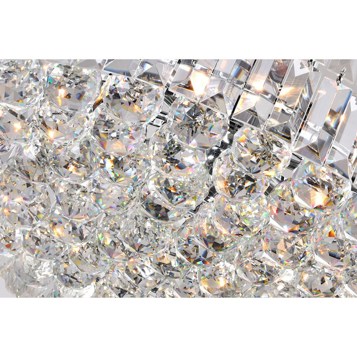 CWI Lighting Colosseum 8 Light 20" Down Chandelier, Chrome