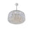 CWI Lighting Colosseum 10 Light 24" Down Chandelier, Chrome