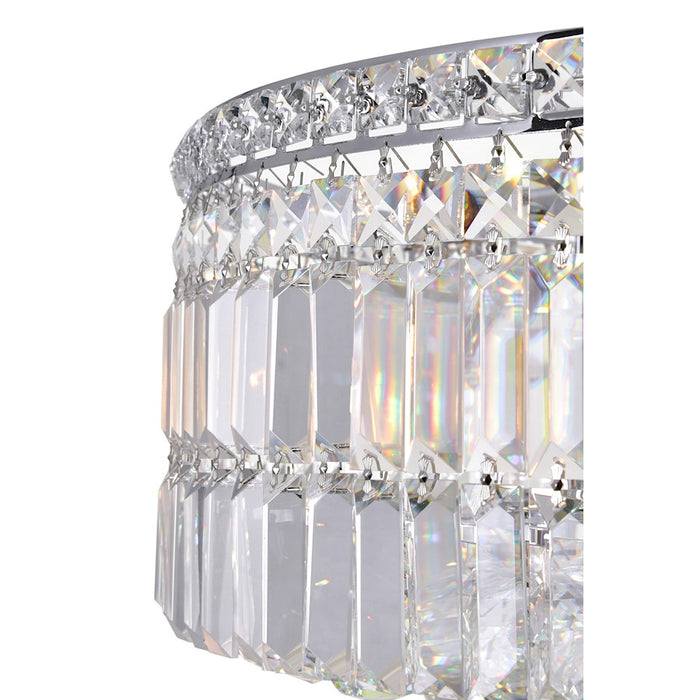 CWI Lighting Colosseum 10 Light 24" Down Chandelier, Chrome