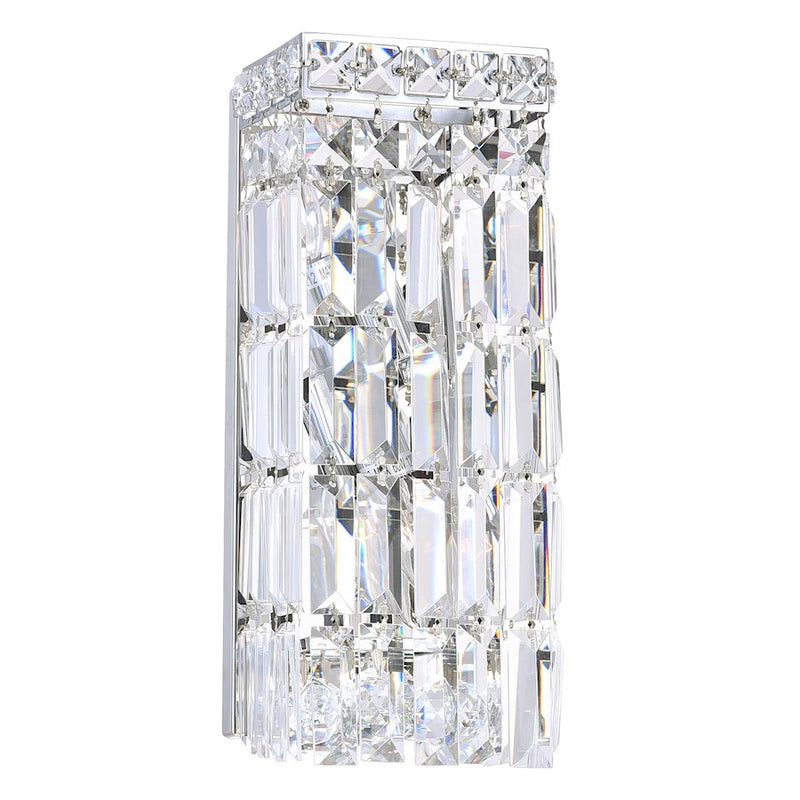 CWI Lighting Colosseum 2 Light 5" Bathroom Sconce, Chrome