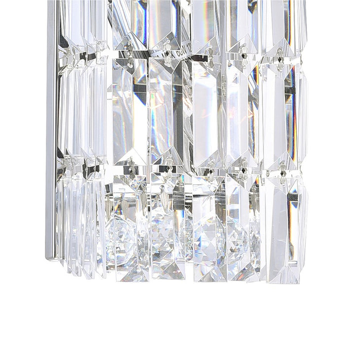 CWI Lighting Colosseum 2 Light 5" Bathroom Sconce, Chrome