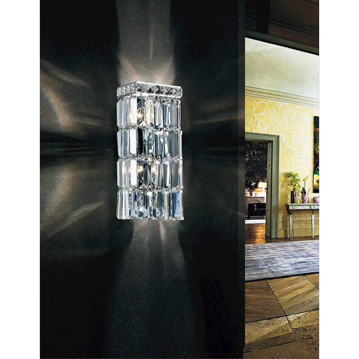 CWI Lighting Colosseum 2 Light 5" Bathroom Sconce, Chrome
