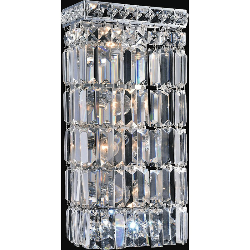 CWI Lighting Colosseum 4 Light 7" Bathroom Sconce, Chrome