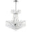 CWI Lighting Posh 11 Light 20" Down Chandelier, Chrome - 8010P20C