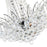 CWI Lighting Posh 11 Light 20" Down Chandelier, Chrome