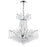 CWI Lighting Posh 11 Light 20" Down Chandelier, Chrome