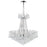 CWI Lighting Posh 11 Light 24" Down Chandelier, Chrome - 8010P24C