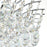 CWI Lighting Posh 11 Light 24" Down Chandelier, Chrome
