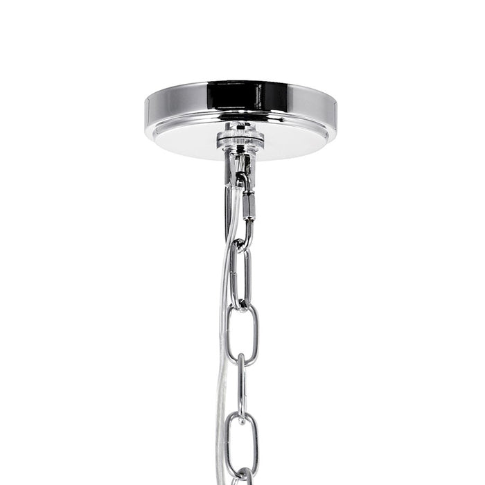 CWI Lighting Posh 11 Light 24" Down Chandelier, Chrome