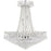 CWI Lighting Posh 22 Light Down Chandelier, Chrome